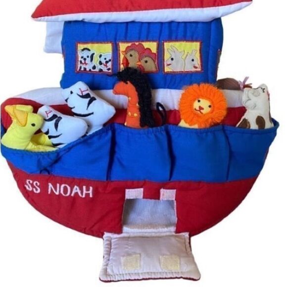 Pockets of learning SS Noah’s Ark, soft playset with animals, plush toy - Picture 3 of 7